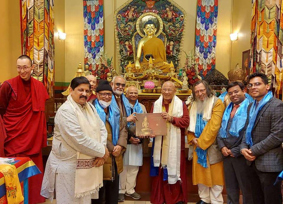 Индийская делегация посетила Россию для расширения  сотрудничества с буддийскими организациями
